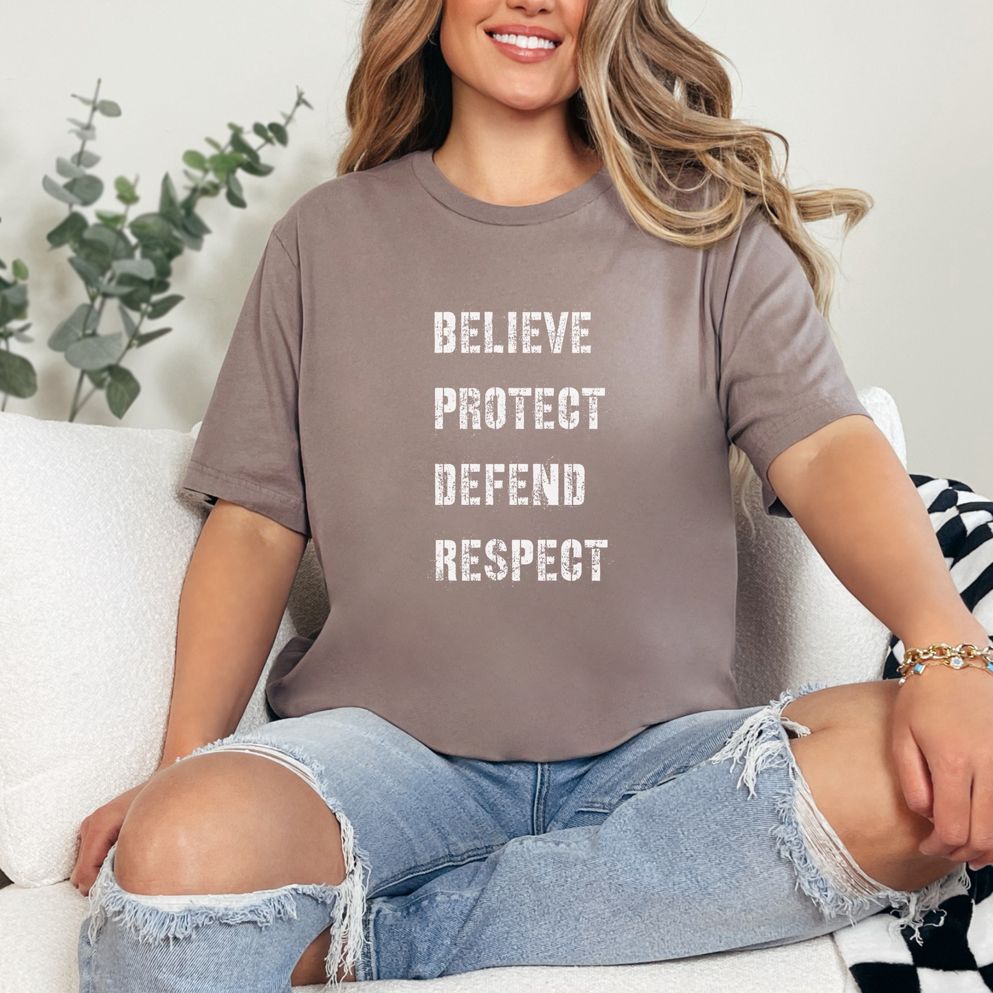 Believe Protect Defend Respect Tee