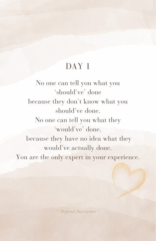 30 Day Affirmation Guide For Survivors Ebook