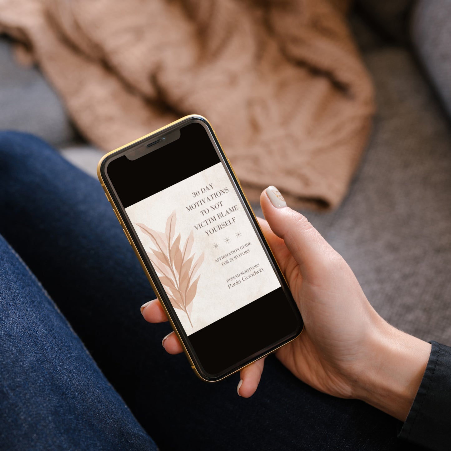 This '30 Day Motivations To Not Victim Blame Yourself’ Ebook written by Paula Goodwin with Defend Survivors is a lovingly crafted guide written to support survivors like you on your healing journey. It's designed to counteract the damaging narratives of victim-blaming culture with affirmations that address common struggles such as self-doubt, forgiveness, self-worth, healing, belief, faith, and love.