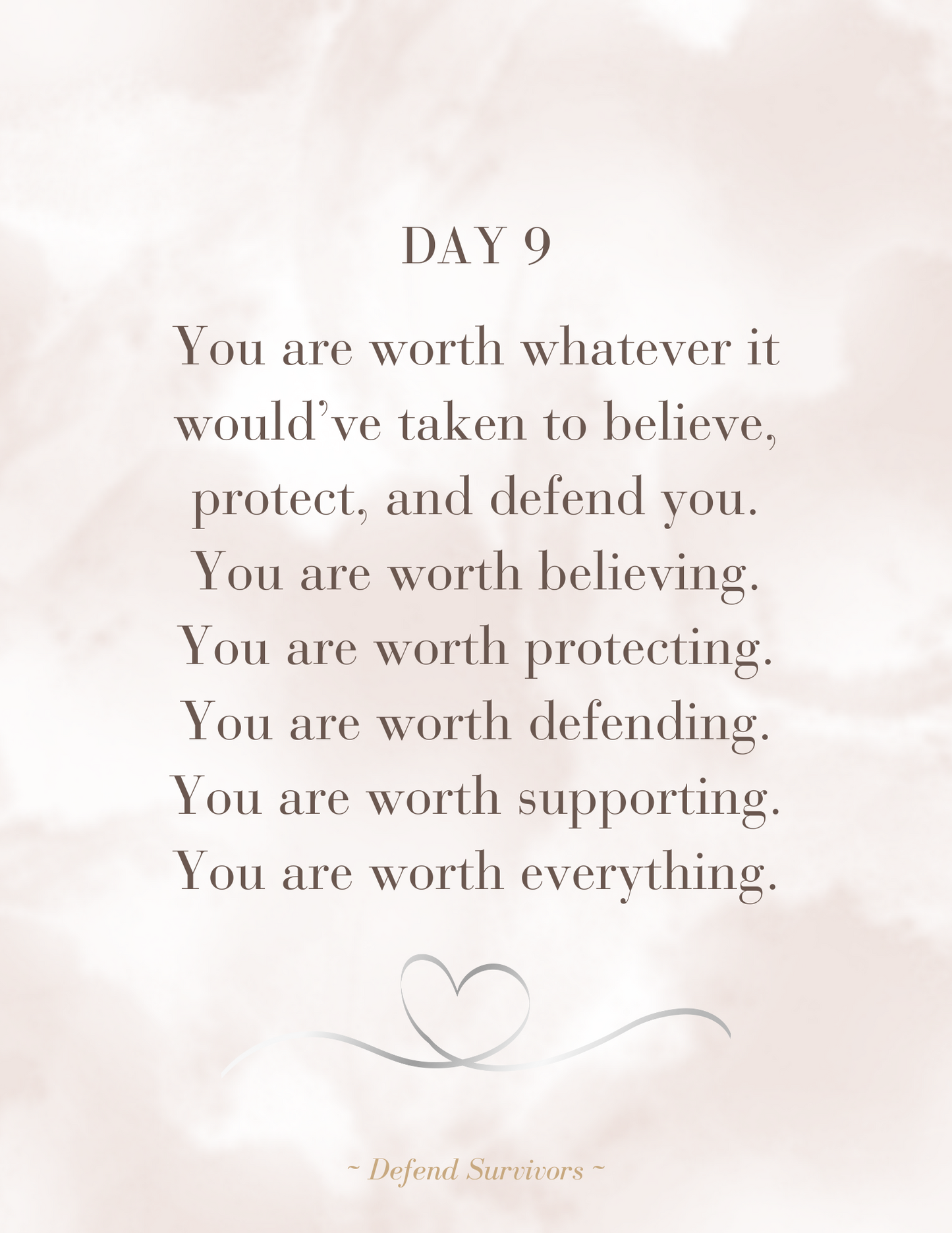 30 Day Affirmation Guide For Survivors Ebook