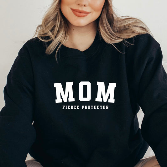 Mom Fierce Protector Crew