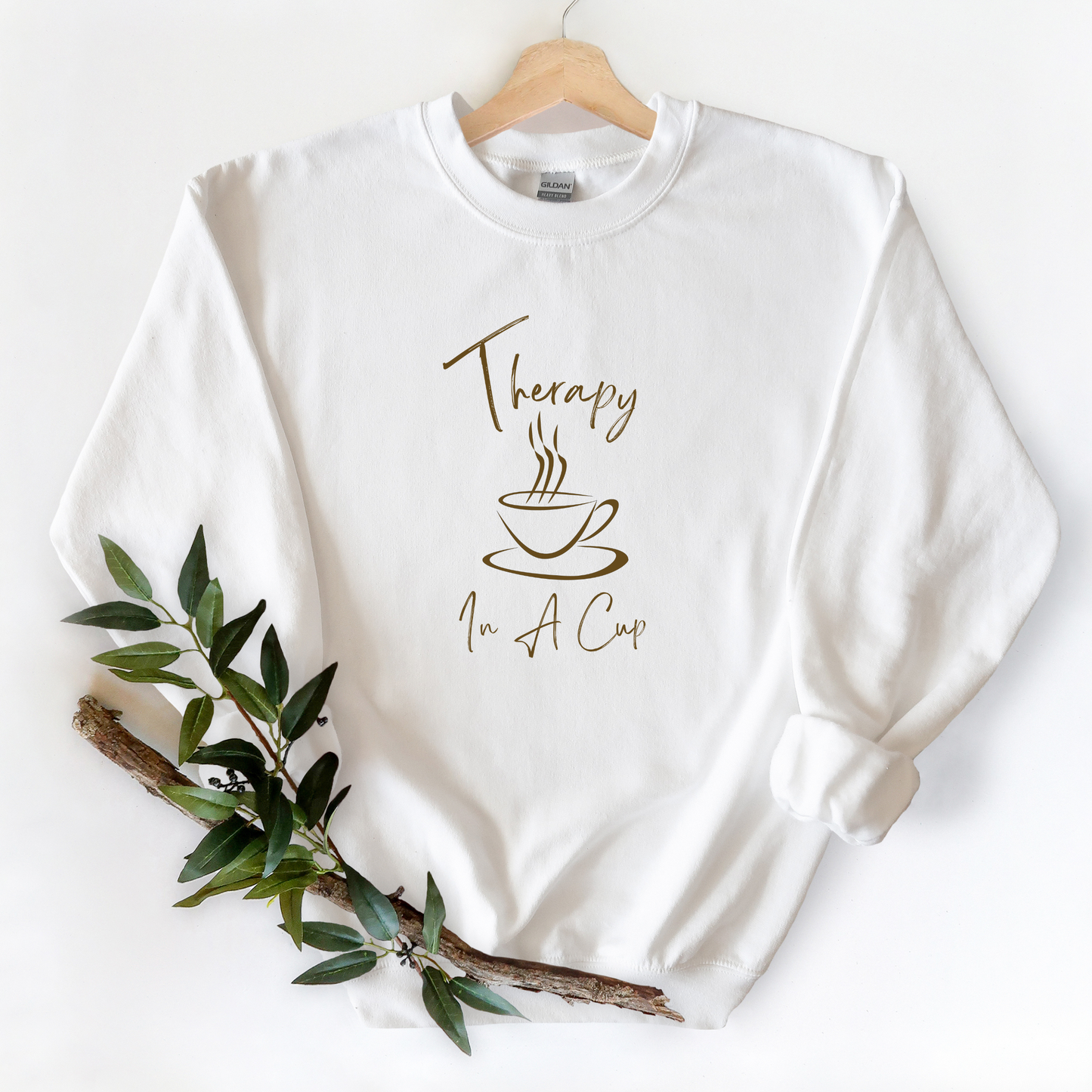 Coffee Is Therapy Crewneck Sweatshirt