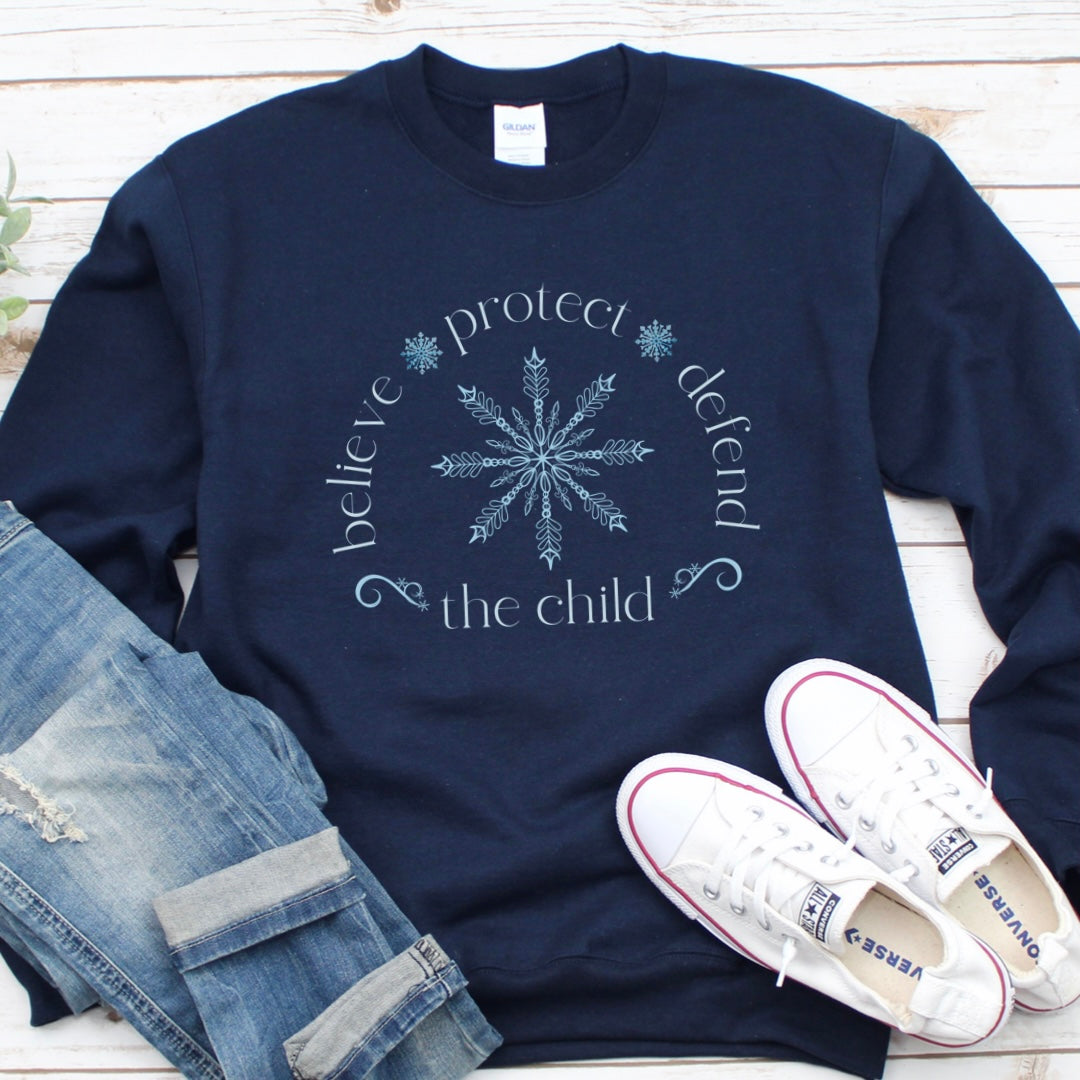 Snowflake Protect Children Sweatshirt