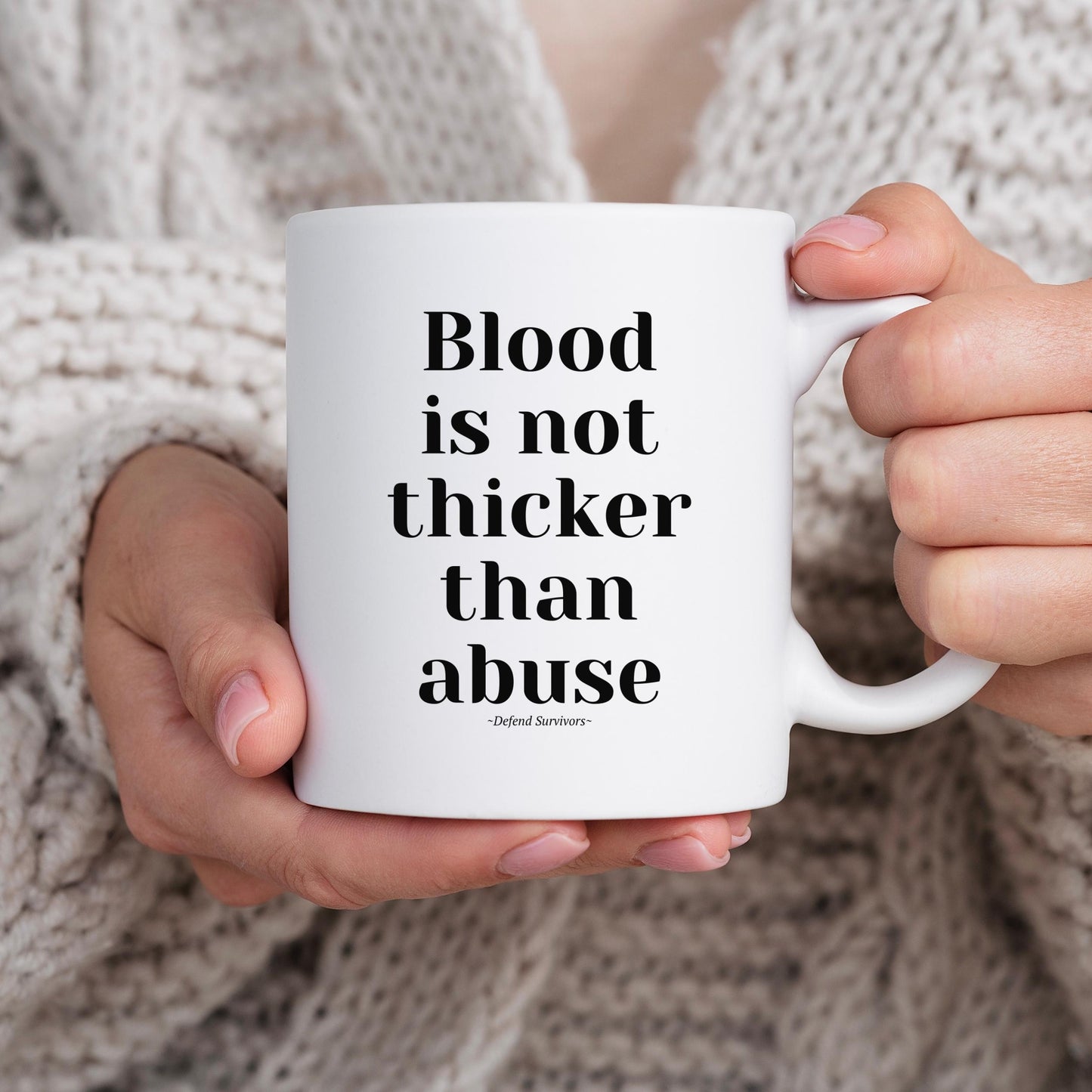 Believe Survivors Mug