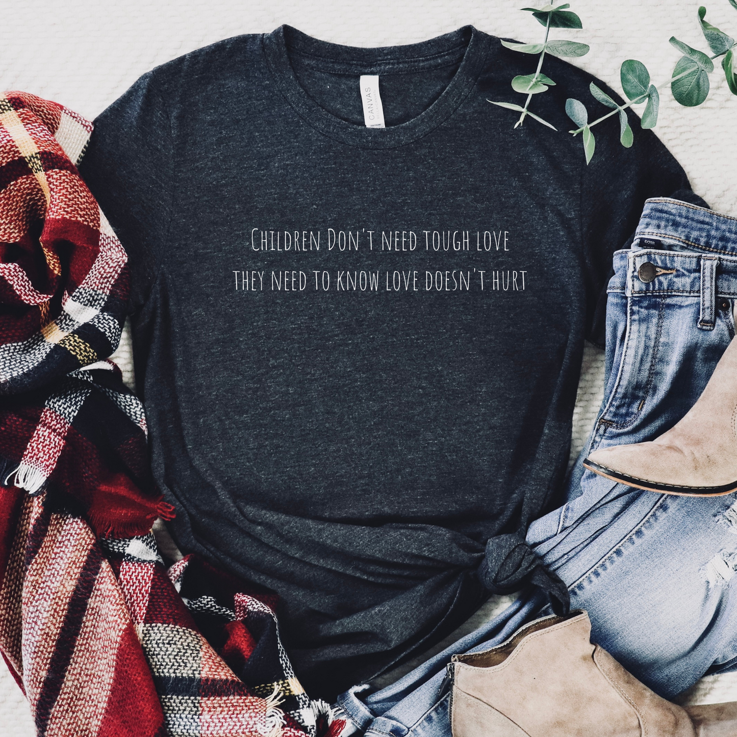 Victim Advocate Shirt (Dark Heather Grey)