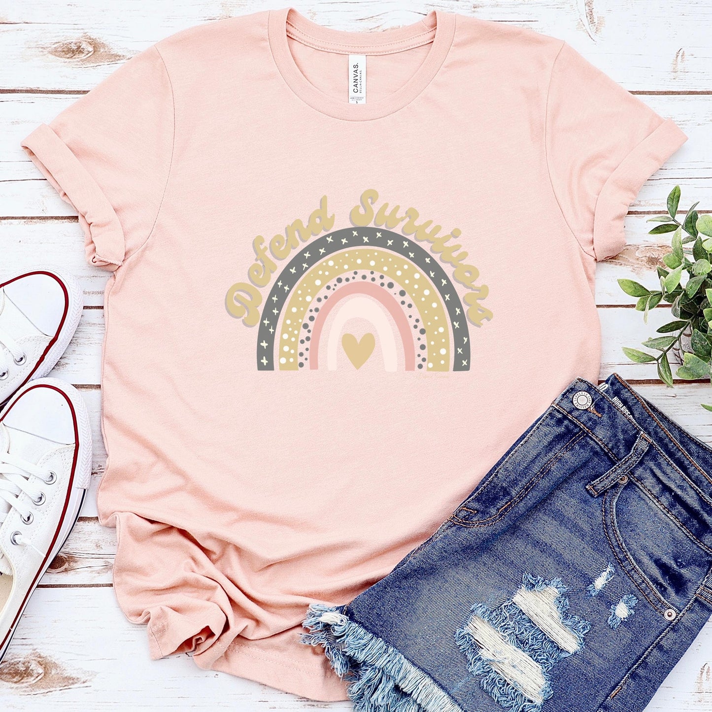 Boho Rainbow Summer Tee