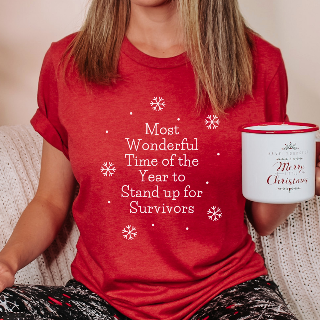 Holiday Snowflake Support Survivors Shirt