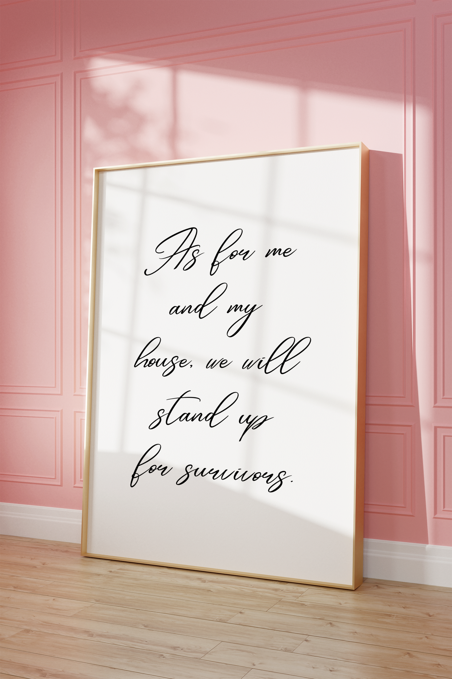 As For Me Wall Art Digital Download