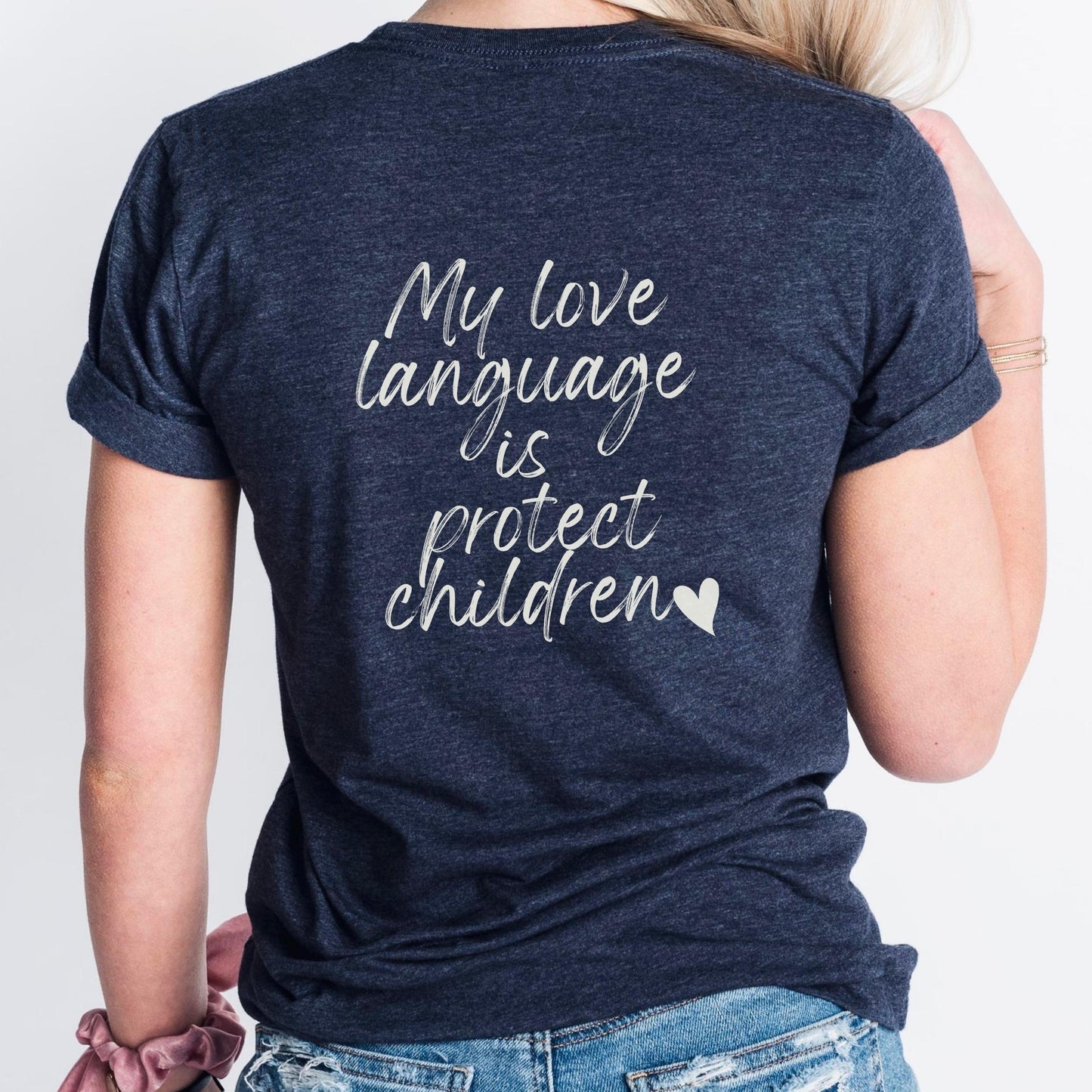 Advocate Love Language Heart Tee