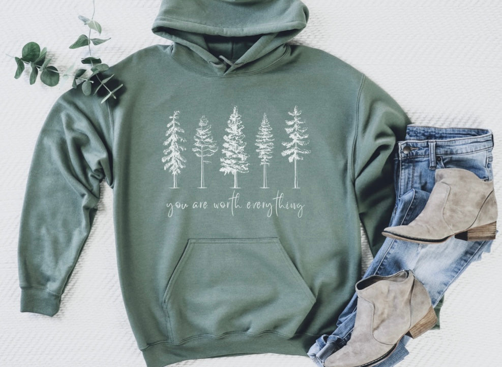 Winter Wonderland Pine Tree Sweatshirt