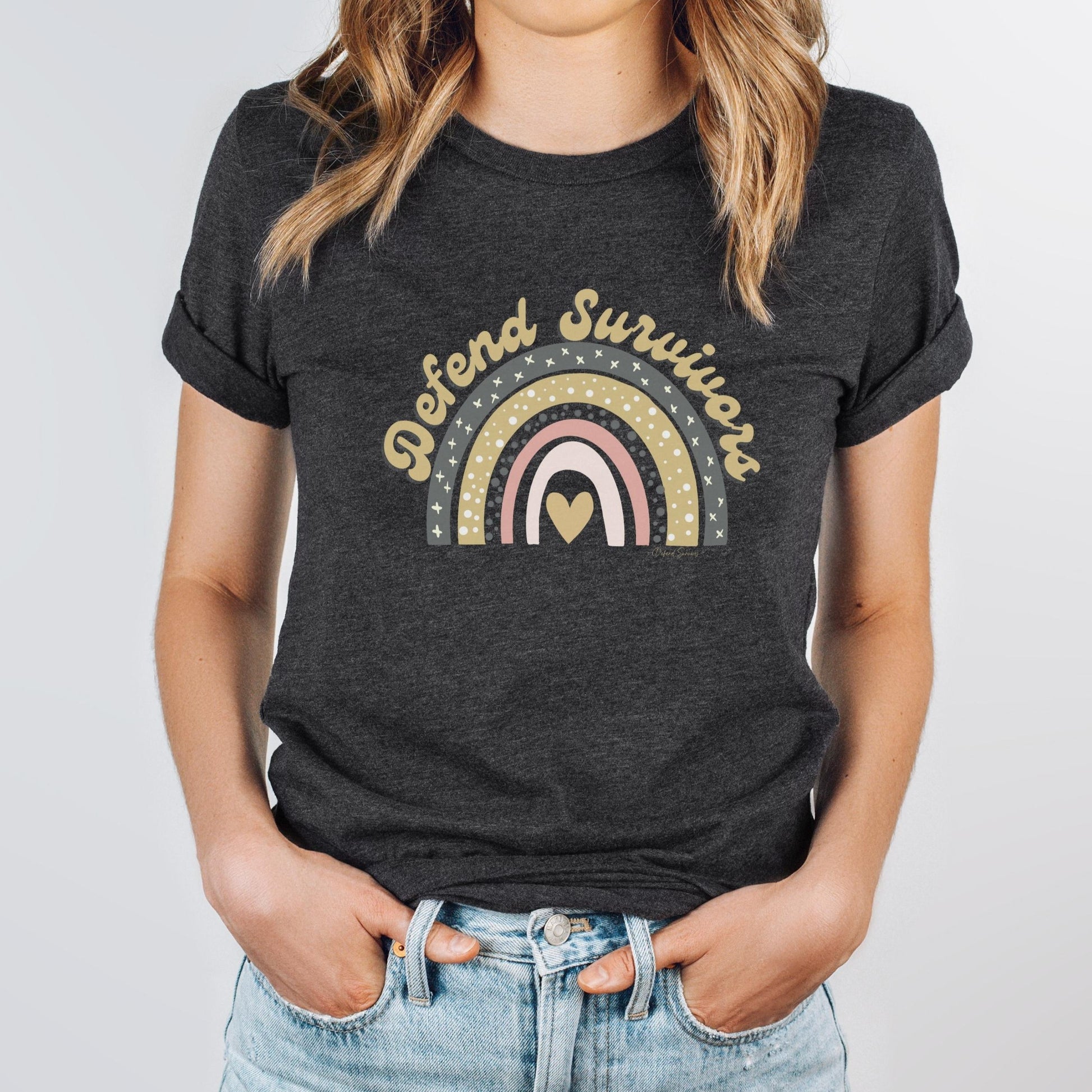 Defend Survivors Rainbow T-Shirt